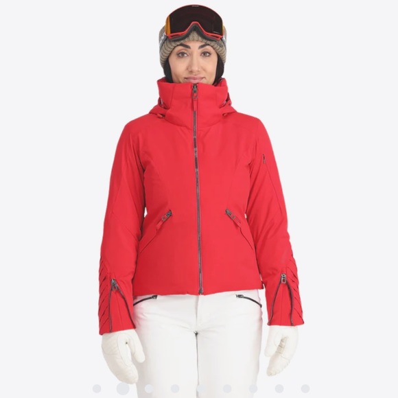 Spyder Women’s Pinnacle Ski Jacket in Pulse/Red, size 6 - Picture 1 of 14